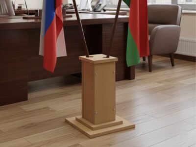 Тумба на 2 флага